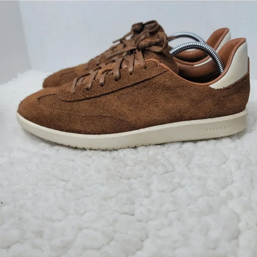 Cole Haan GrandPro Turf Sneaker Men’s 9.5M Brown Suede C29972 Lightweight Indoor